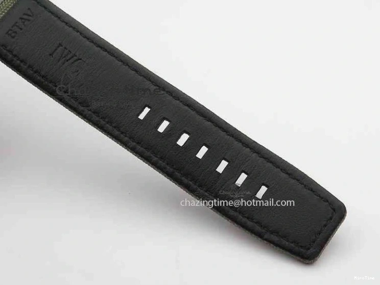 MIROTIME 0313 Big Pilot Real PR 48mm IW501902 Real Ceramic ZF 1:1 Best Edition On Green Nylon Strap A51111 V Durable 7249